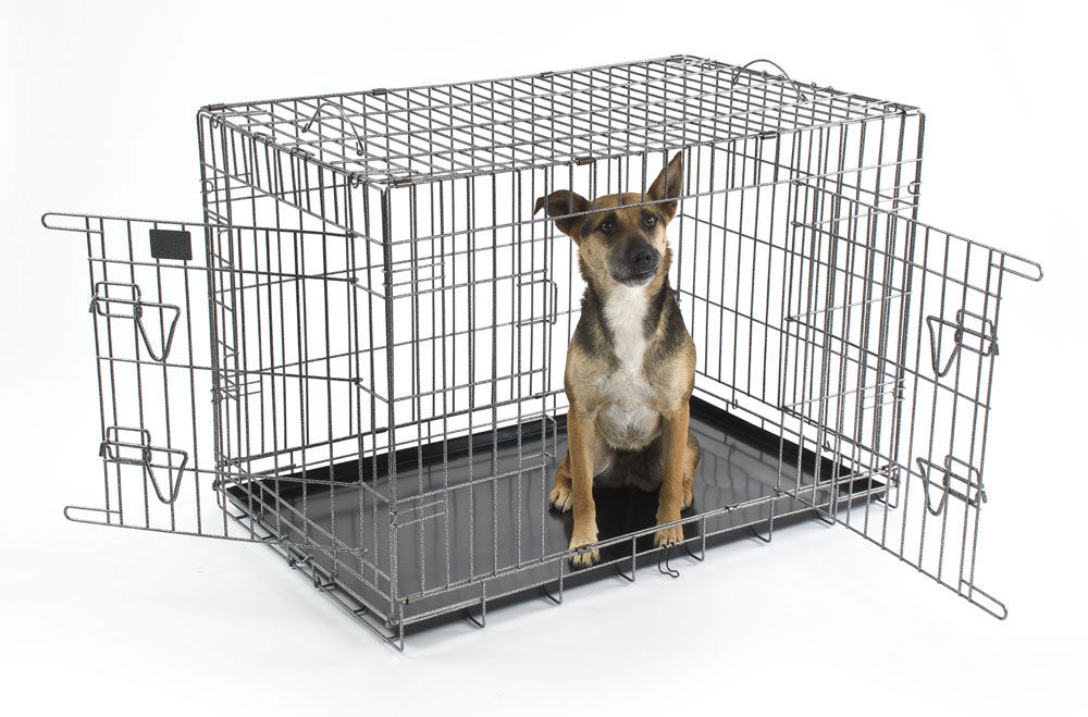 Image of Premium Heavy Duty Dog Crate - Size Small - Doggie Solutions