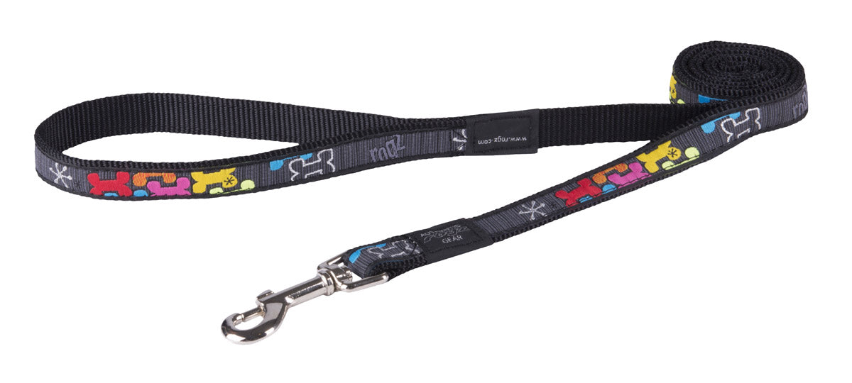 Image of Rogz Fancy Dress Multicolour Dog Lead - Large