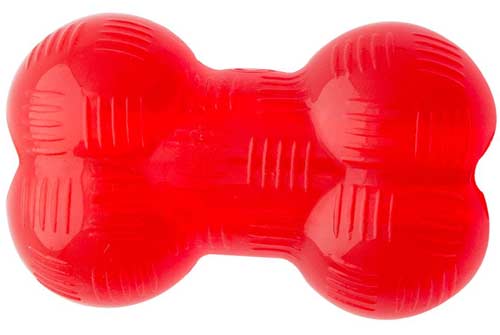 Image of Mighty Mutts Mini Toys Red Mini Bone