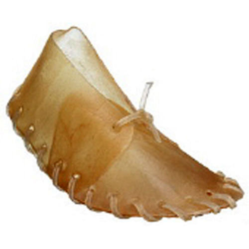 Image of Dog Life Natural Rawhide Dog Chew Shoes - 8 inches - 10 Pack