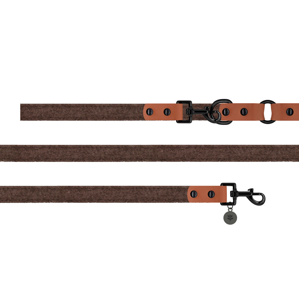 Image of Sotnos Classic Brown Smart Dog Lead - Small 95cm - 127cm