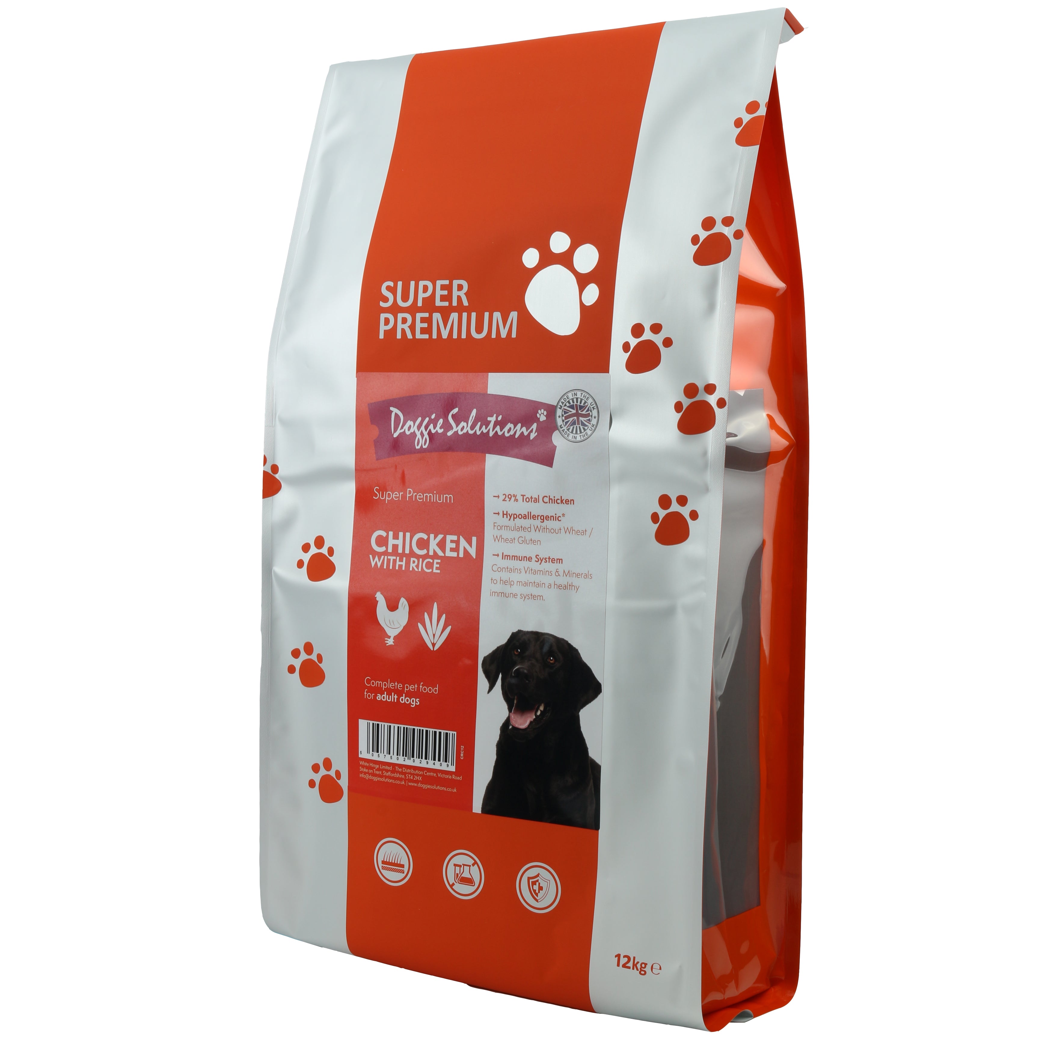 Image of Super Premium Chicken With Rice Dog Food 12kg