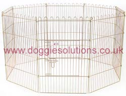 The Doggie Solutions Puppy pen range, ideal for safety and play.