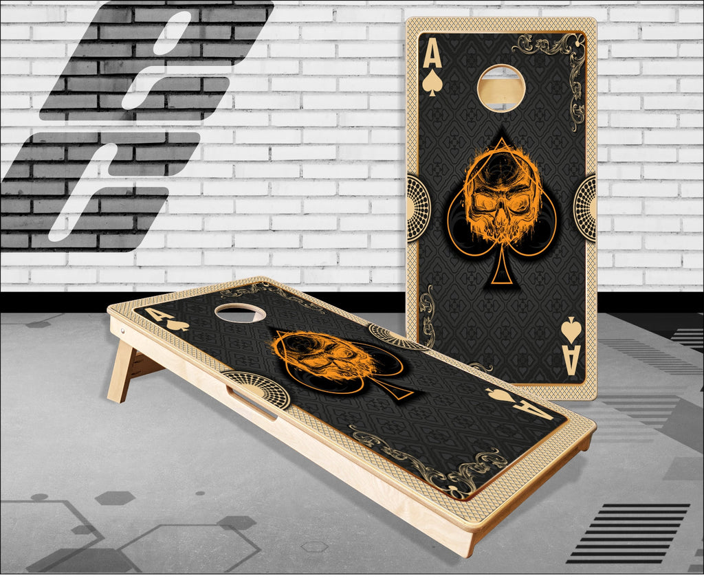 Ace Of Spades Skull Cornhole Boards – Elite Choice Graphics