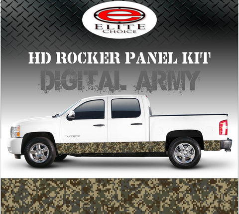 Rocker Panel Wrap Kit Truck Vinyl Graphic Decals Truck Side Rocker