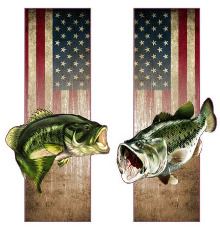 Maryland Flag Striped Bass [STK1422] - $6.99 : , Wildlife  Art Decals and More