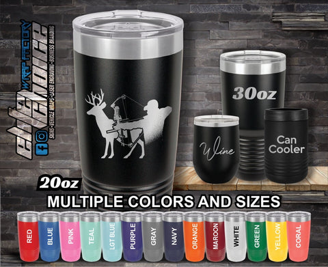 Western Tumbler Decals Wild West Cowboy Custom Travel Mug Decals