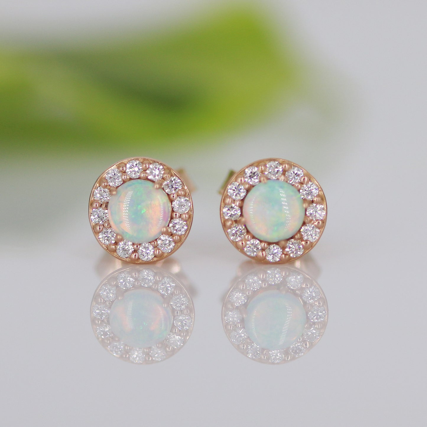 14KT Classic Opal Studs – Emily Prchlik