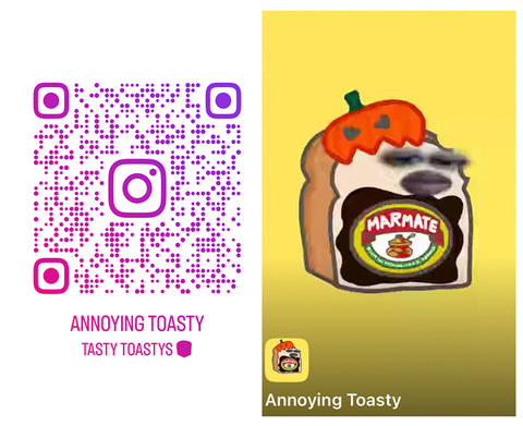 QR Code for Annoying Toasty Instagram Filter by Tasty Toastys