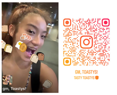 QR Code for GM Toastys Instagram Filter by Tasty Toastys