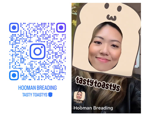 QR Code for Hooman Breading Instagram Filter by Tasty Toastys