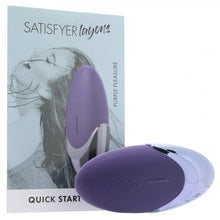 Load image into Gallery viewer, Satisfyer Purple Pleasure Lay-On Vibrator
