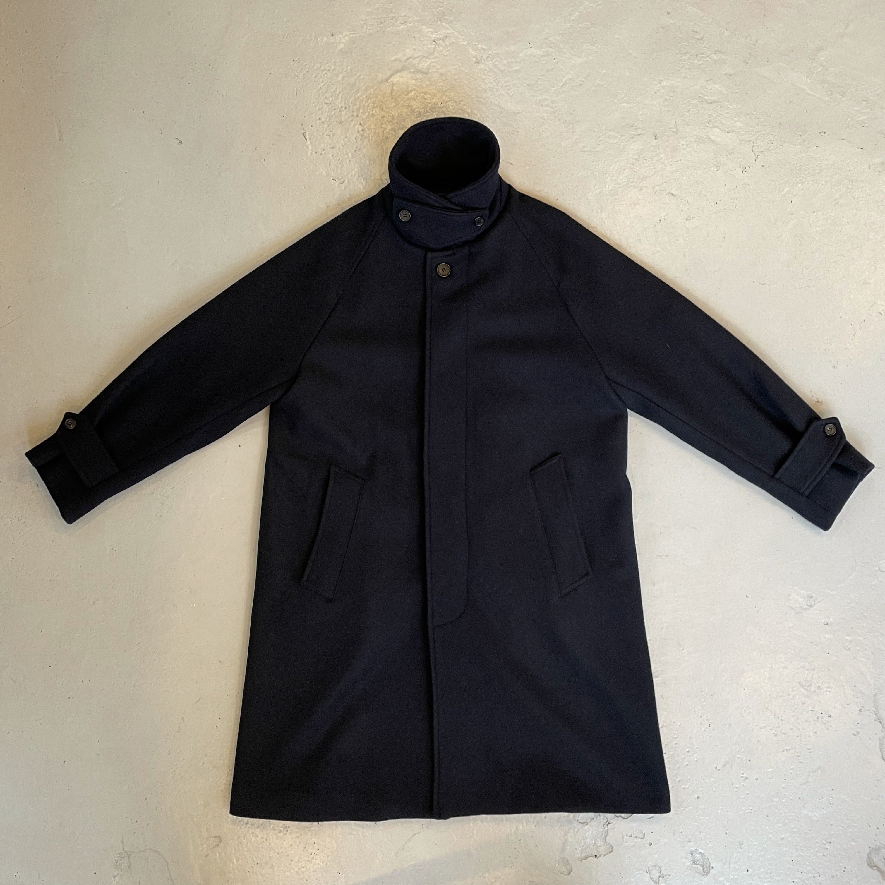 ウールステンカラーコート[Navy] – Noen