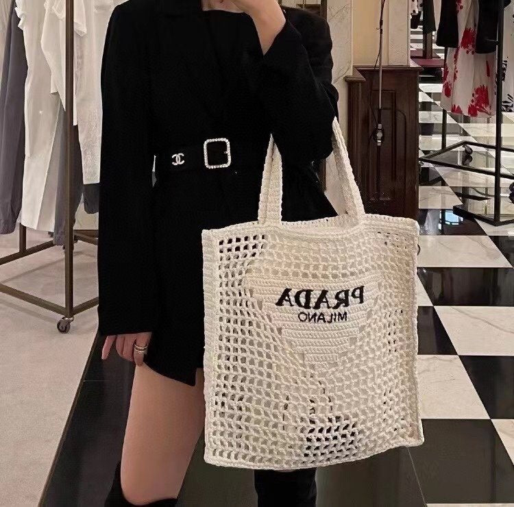 BEST Quality Prada WHITE 2021 New Fashion Nylon Suit Retro Hobo Underarm Bag Leisure Crescent Crossb