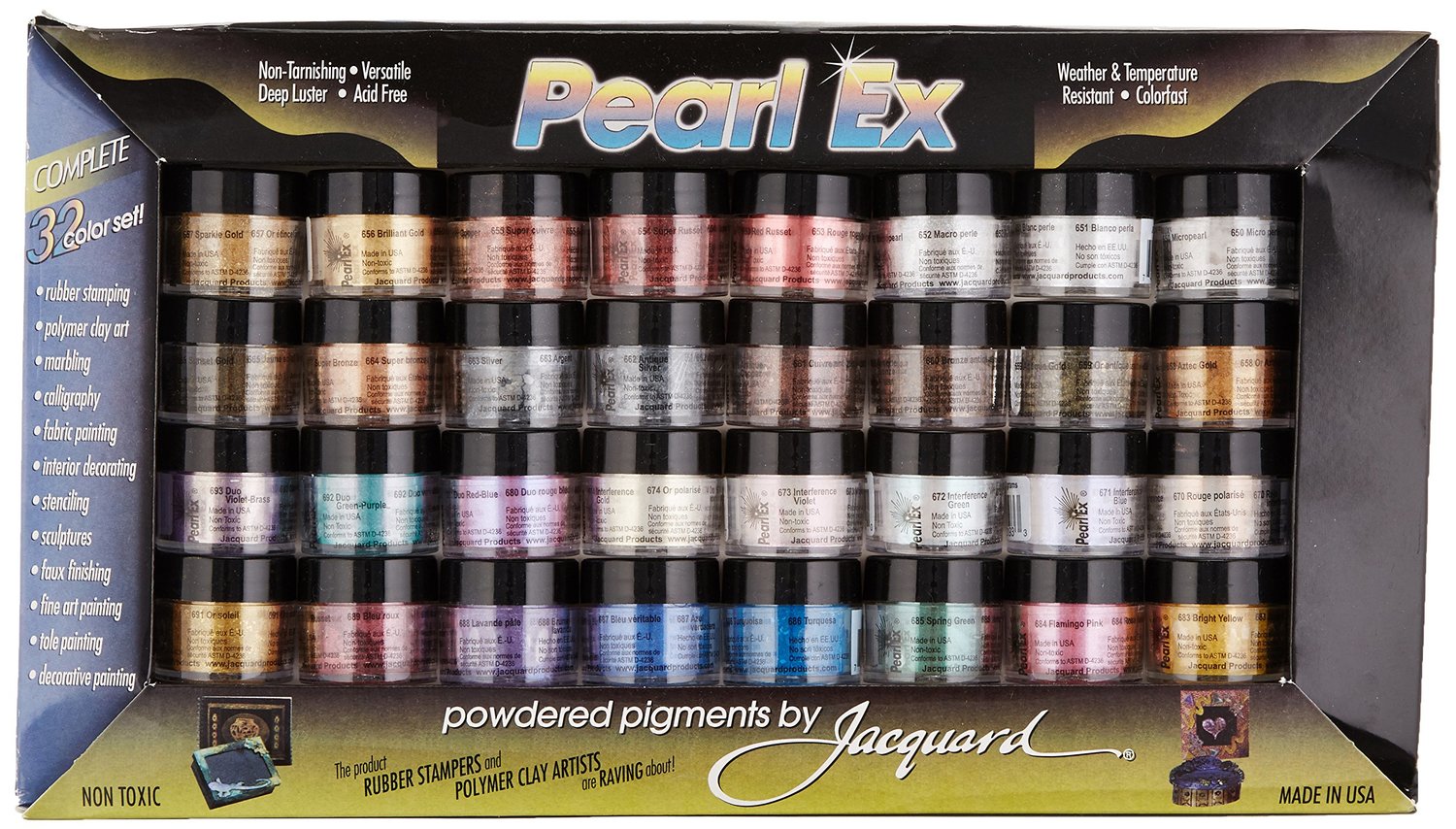 Pearl Ex 32-Color Set | Review & Color Chart – JW Lettering