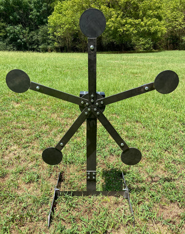 AR500 Steel Reactive Texas Star Target