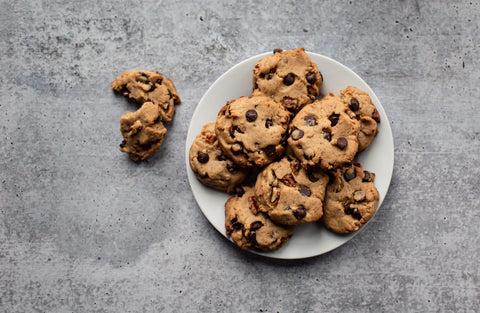 pile of cookies on a plate