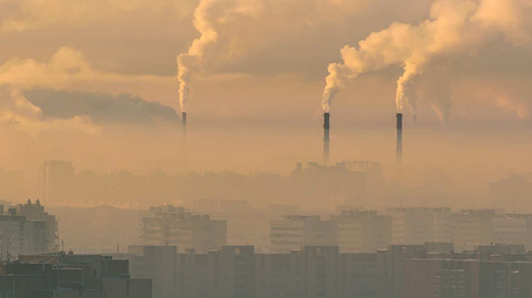 Picture of smokestack pollution