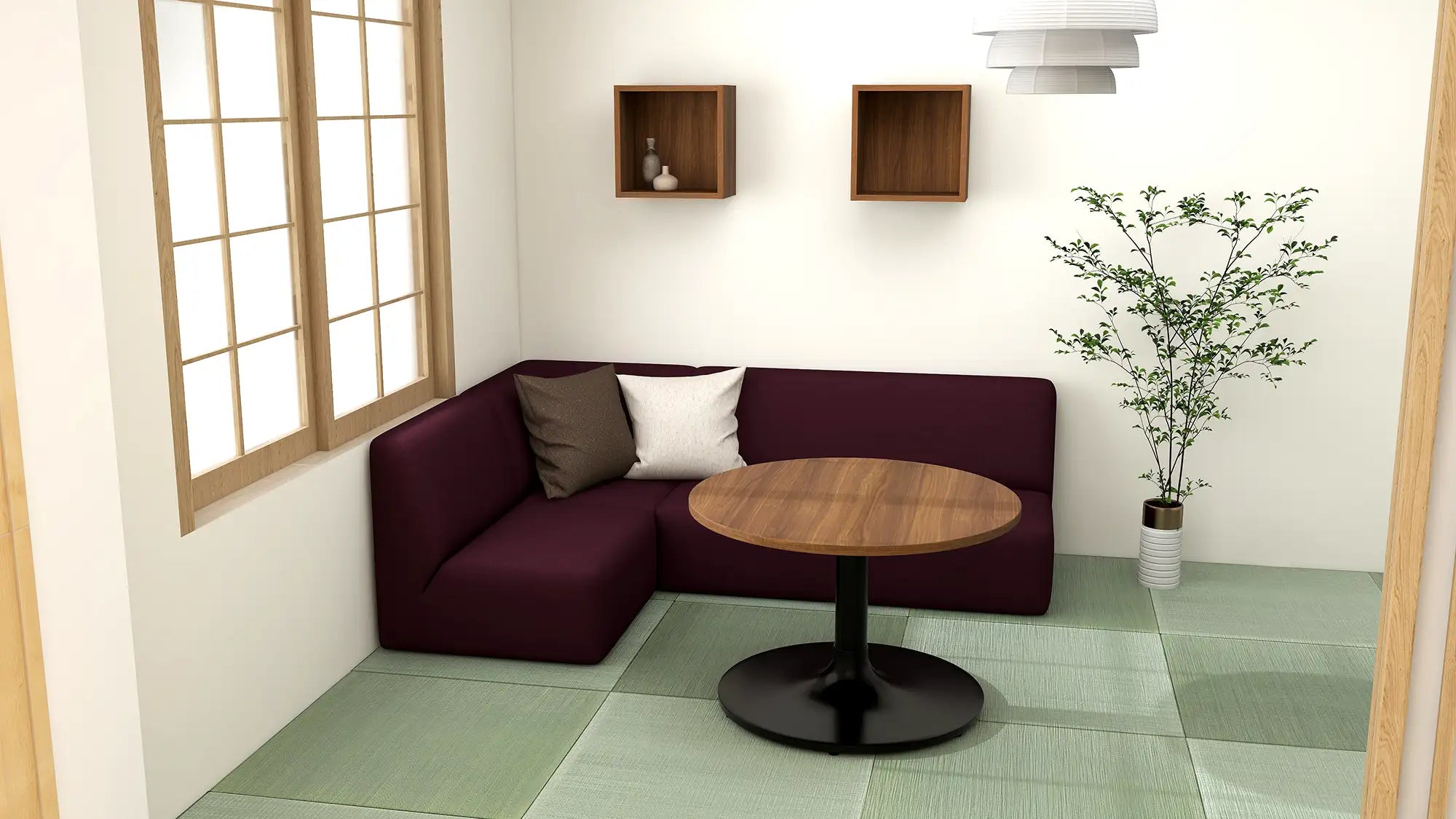 和室をよりリラックスできる雰囲気にするソファや座椅子