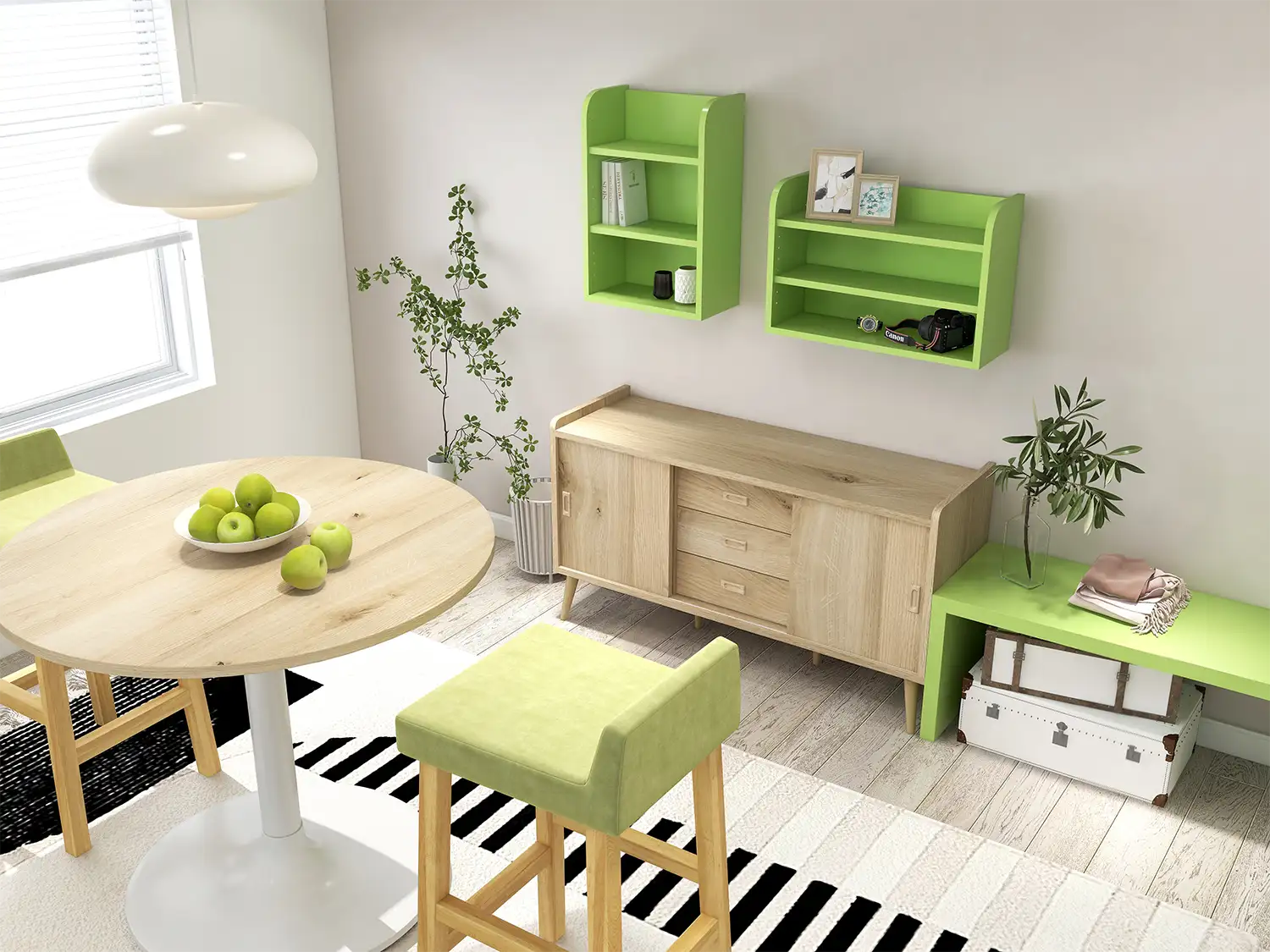 コンパクトな空間を作る北欧家具