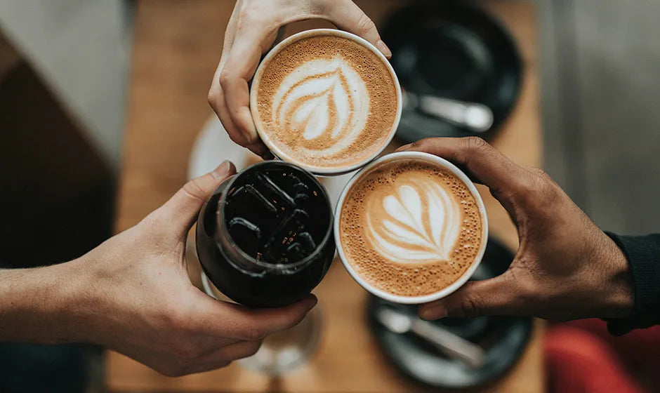 コーヒーで乾杯