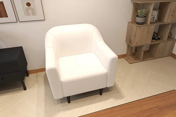 背もたれが特徴的なゆったりと座れるソファ　B-sofa