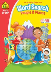 a word search people & places workbook for kids 