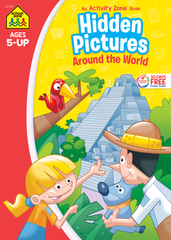 kids hidden pictures around the world themed activity workbook