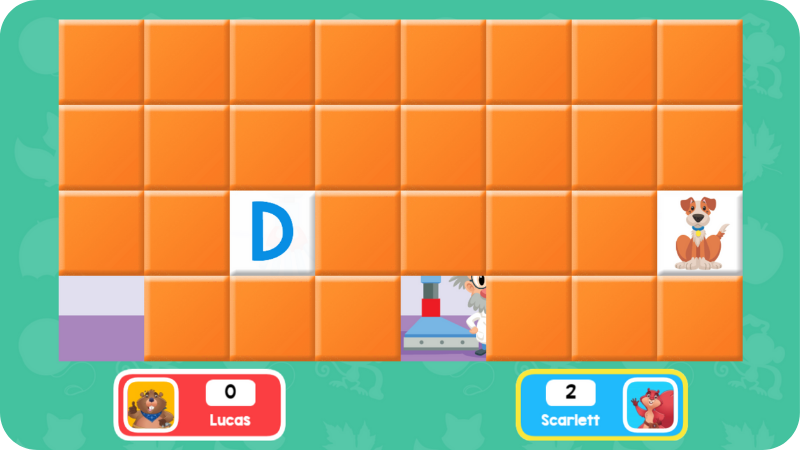 a online memory match game for kids to learn beginning letter sounds matching a picture to a letter 