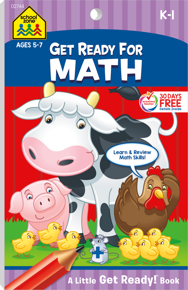 Big Math 1-2 Workbook (Spiral Bound) – School Zone Publishing Company