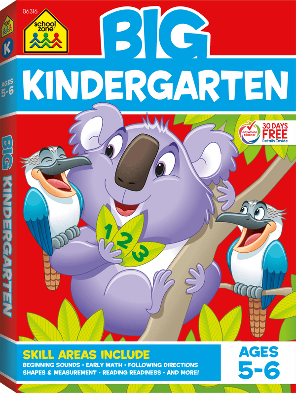 Big Kindergarten Workbook (Spiral Bound - Amazon Exclusive 