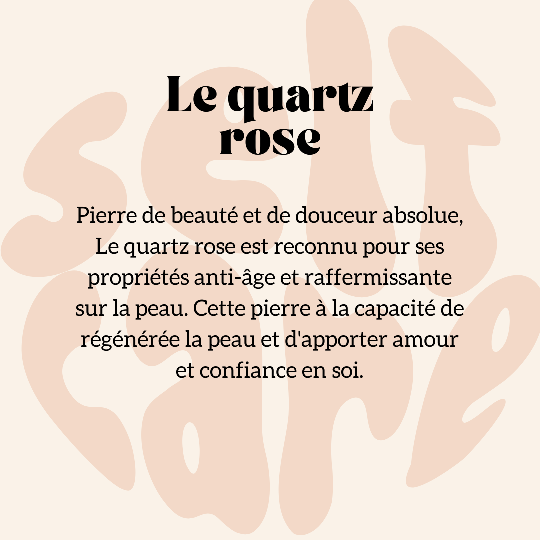 quartz rose bienfaits peau