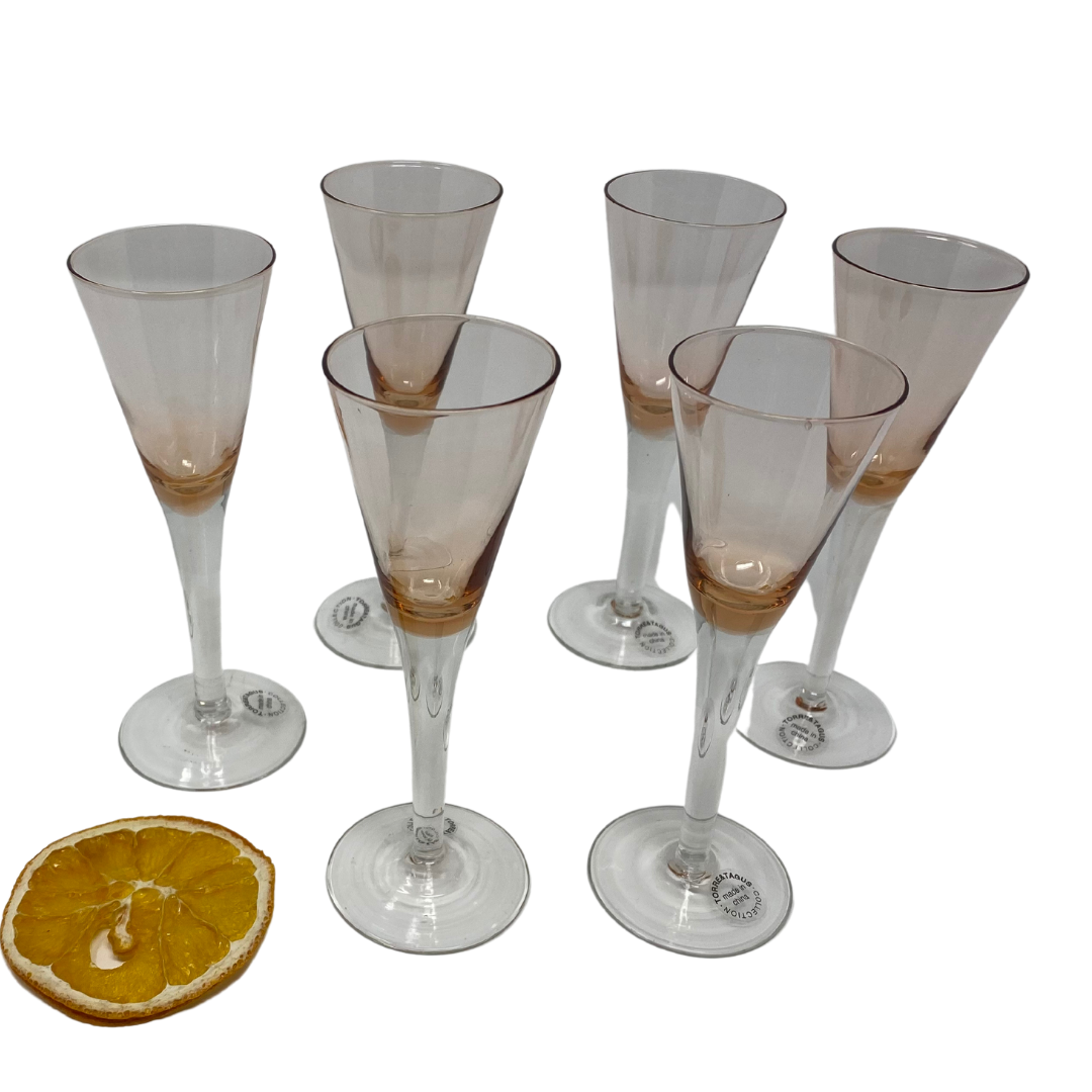 Vintage Gold-Rimmed Wine/Bar Glasses Set/4 – Arrow&Branch Home