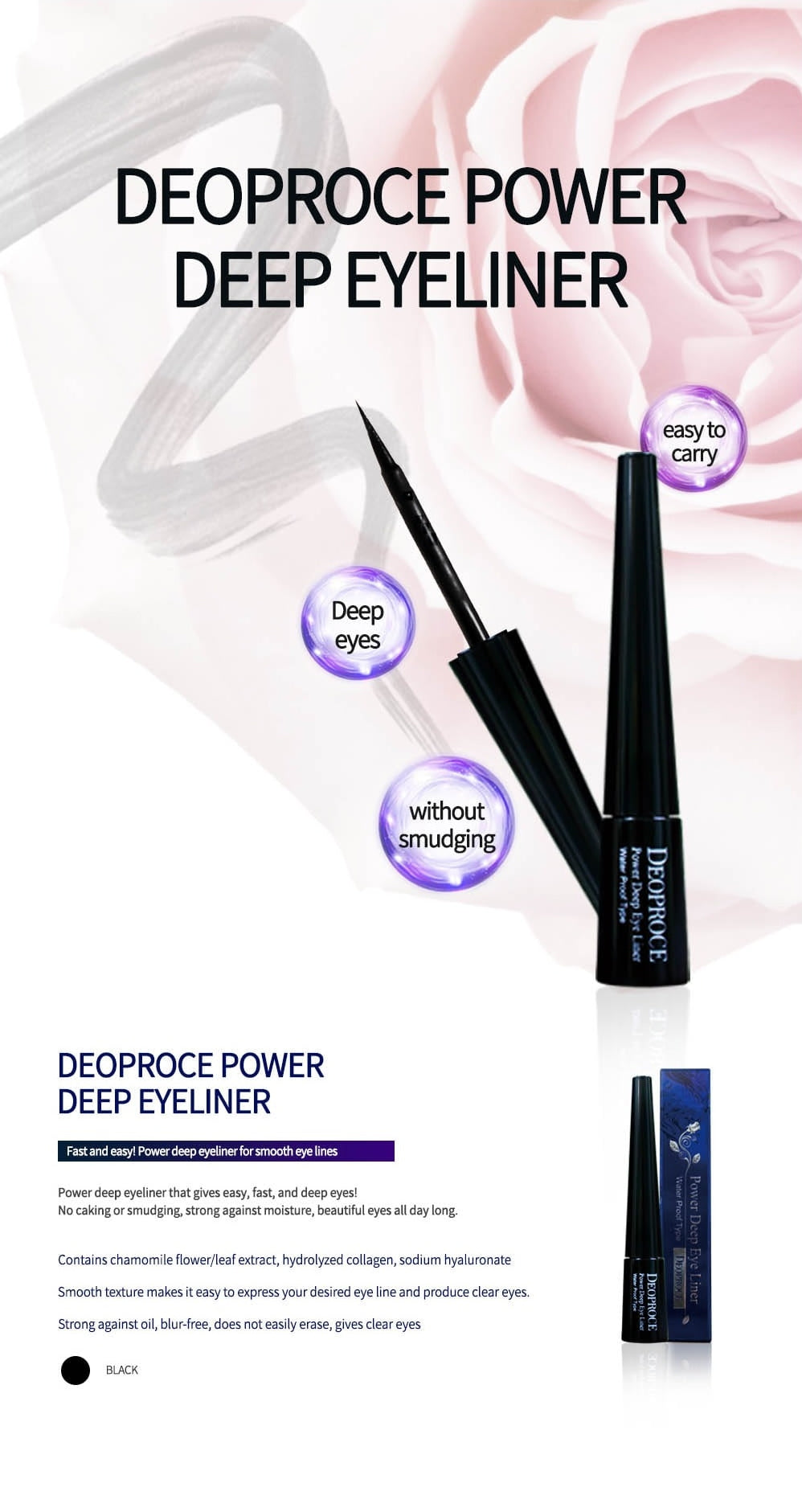 Deoproce Power Deep Eyeliner 5ml