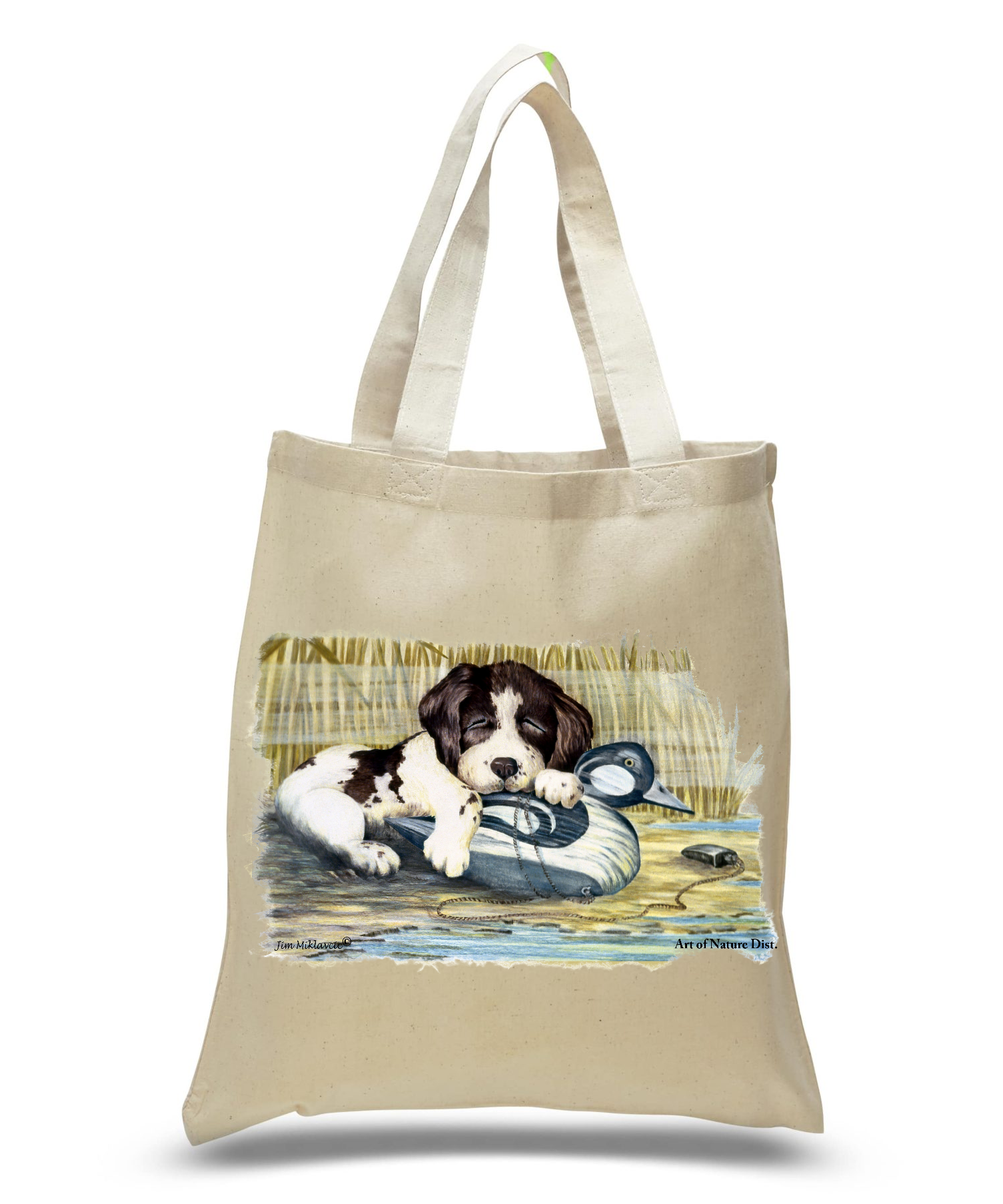 Puppy Canvas Tote Bag