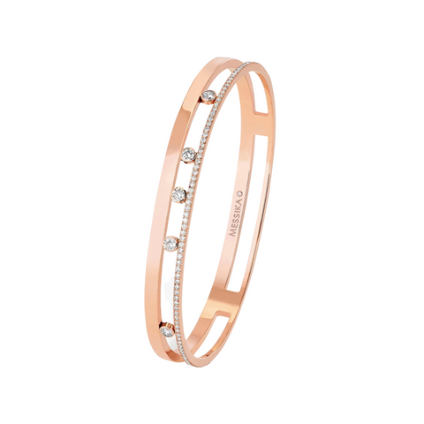 Messika Rose Gold Diamond Bracelet - MOVE ROMANE BANGLE