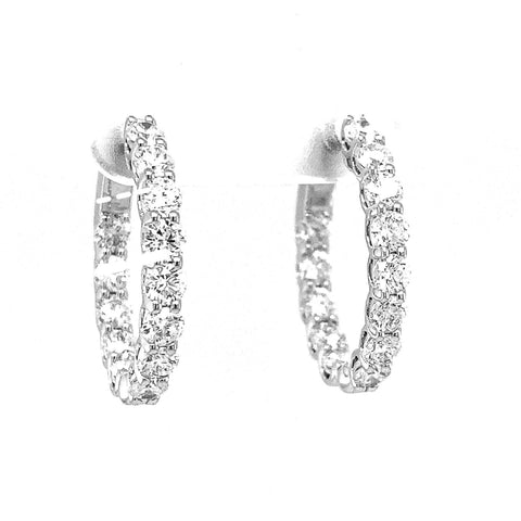 LaViano Jewelers 14K White Gold Diamond Earrings