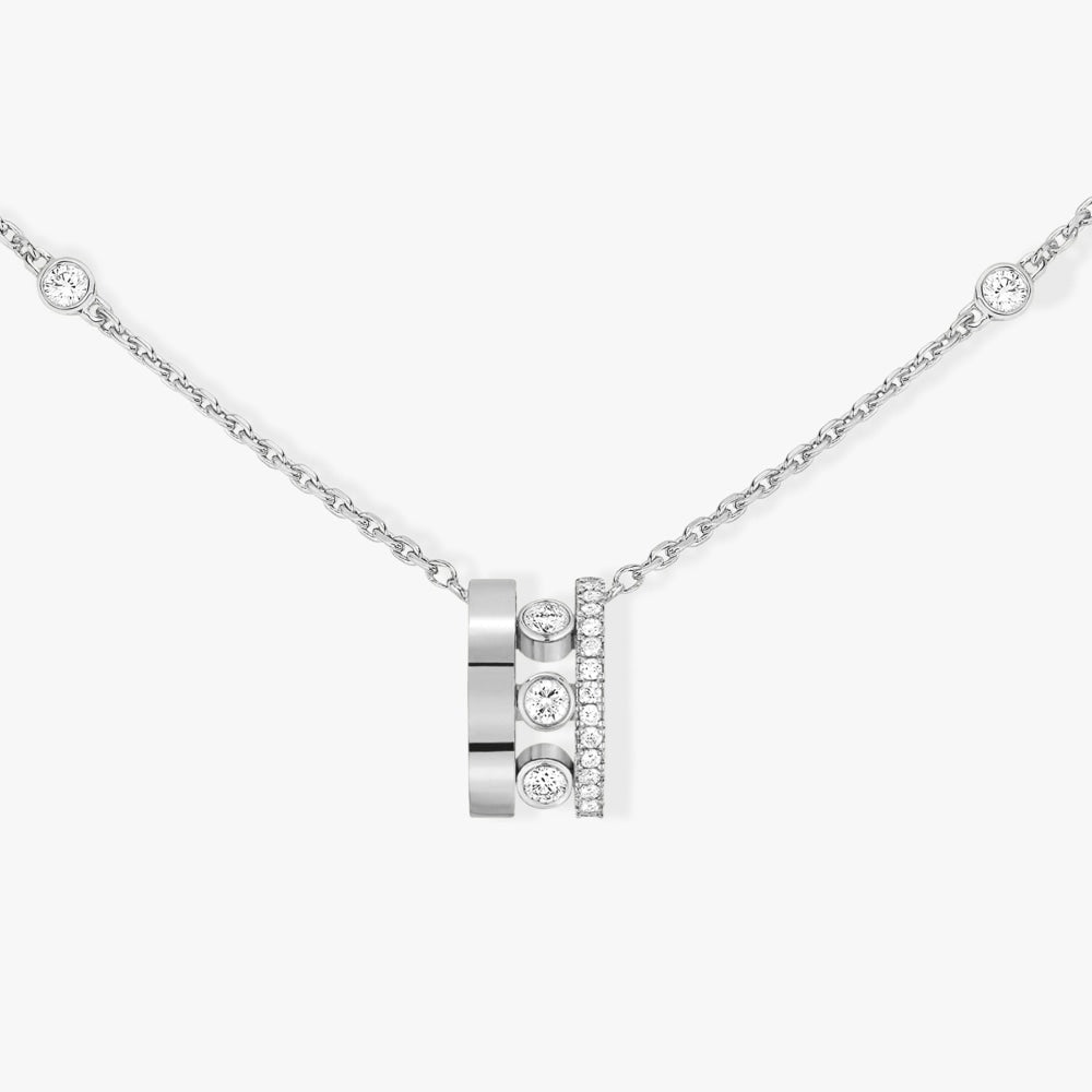 Nouveau Collection 18ct Yellow Gold 1.00 Carat Diamond Drop Necklet