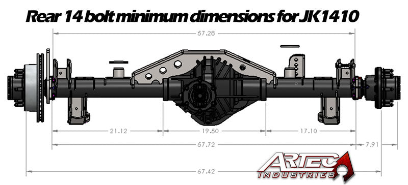 Total 99+ imagen jeep wrangler axle width