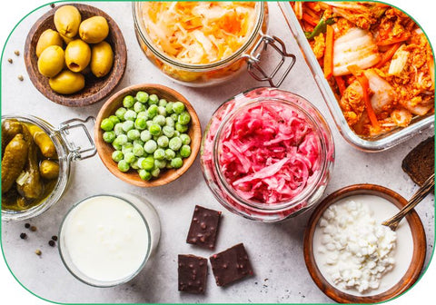 many different fermented foods contain probiotics