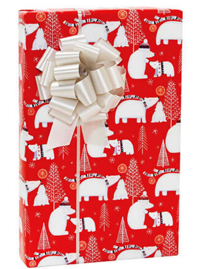 CakeSupplyShop Celebrations With Love From Santa Christmas Holiday Folded  Gift Wrapping Paper with Tags