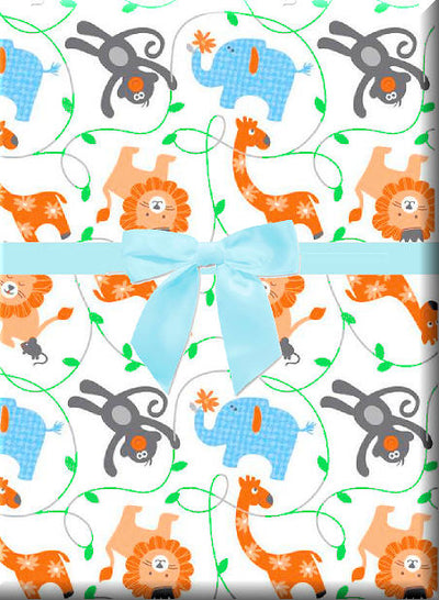 Baby Safari Gift Wrap