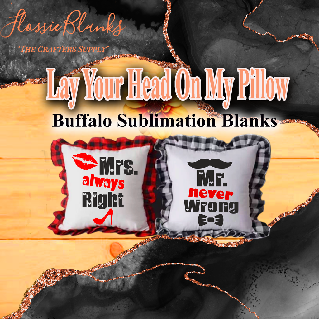 Buffalo Plaid Tea Towels (Blank) – Flossie Blanks