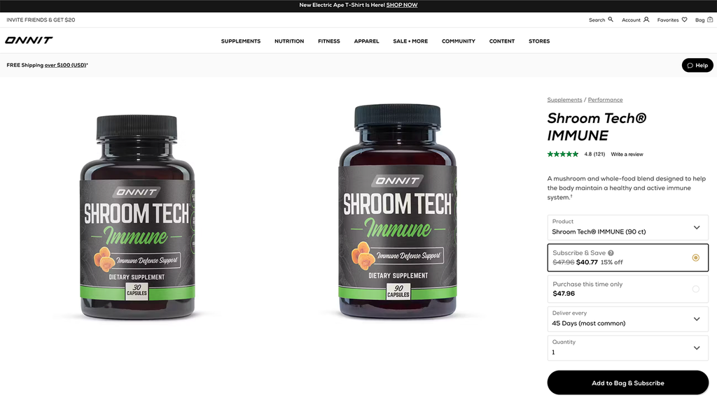 Onnit Pricing