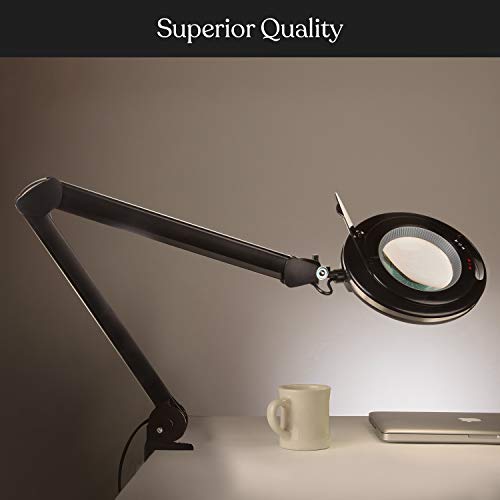 artist lamp with magnifying glass