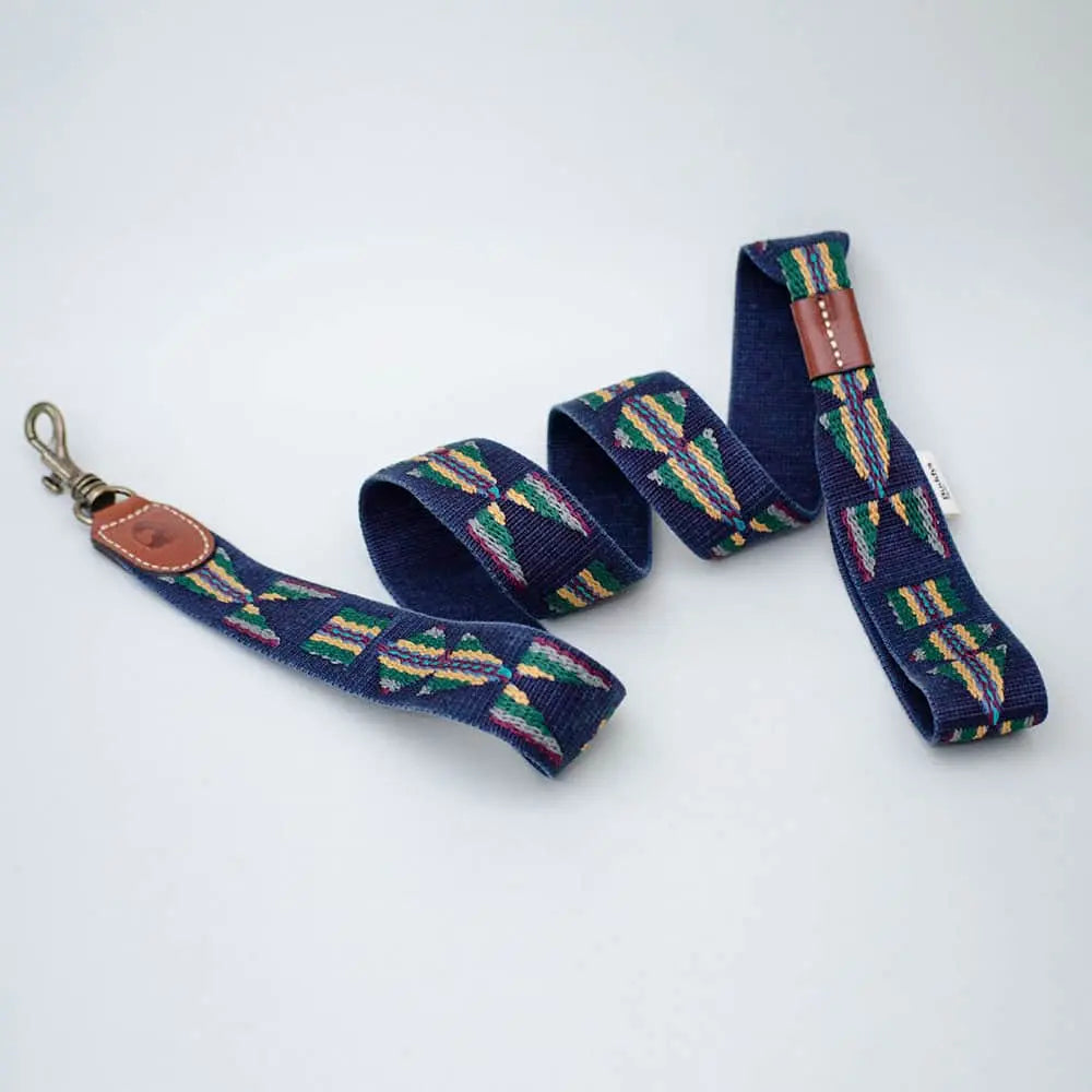 Bohemian Hundeleine - "blue tribal leash" - Buddys 4legs.de