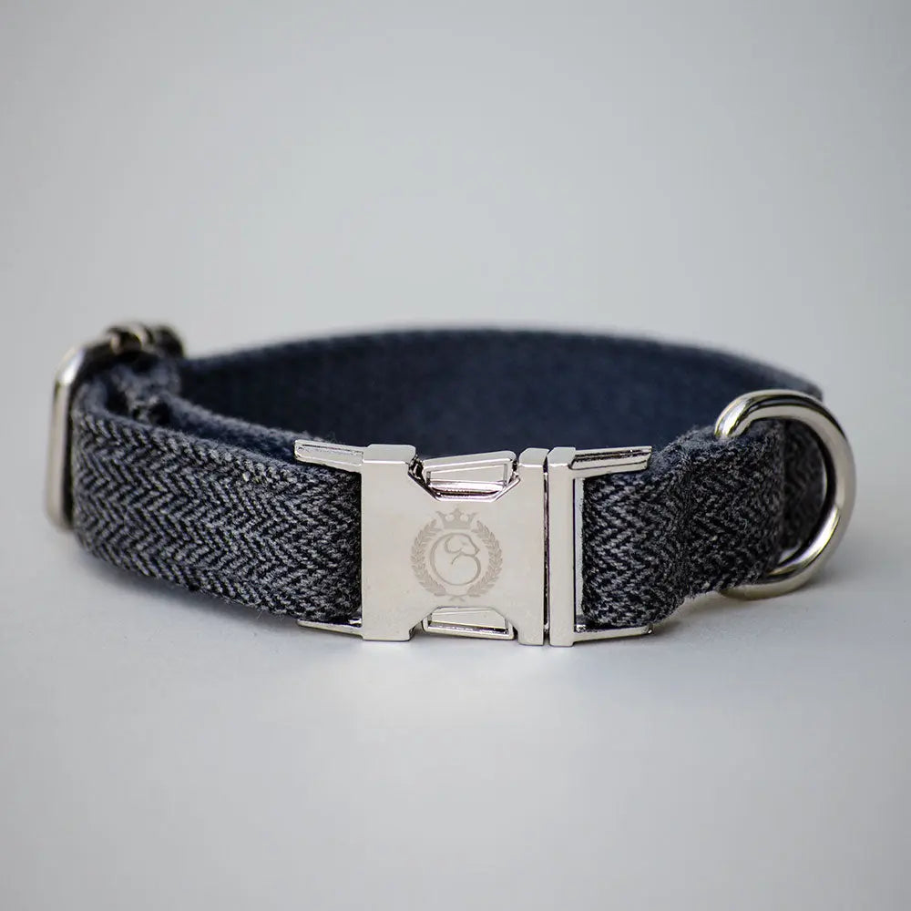 Hundehalsband „Balmoral“ - blau 4legs.de