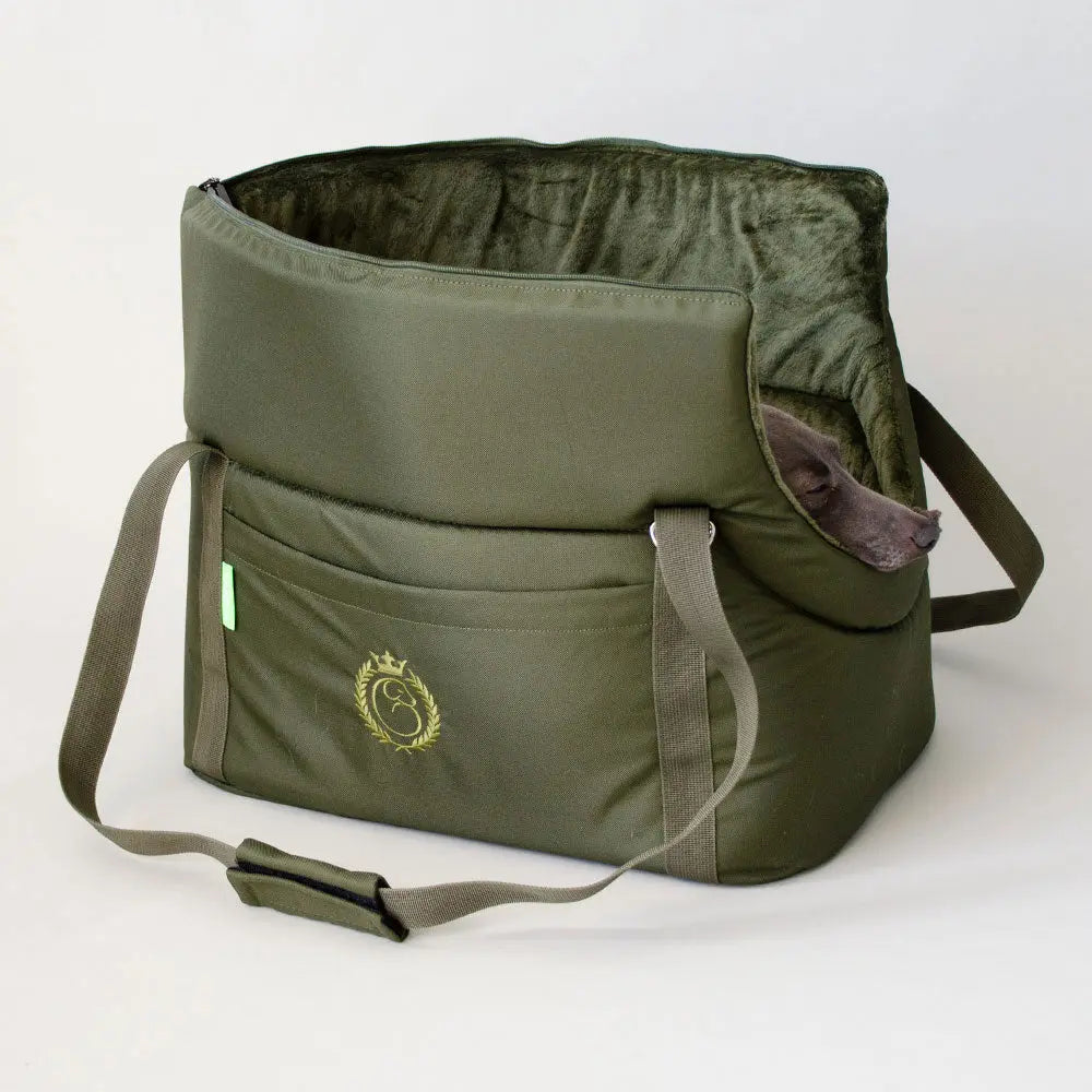 Hundetasche "lunch & dinner forest" oliv 4legs.de