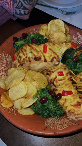 Bacalhau- a traditional Portuguese meal!