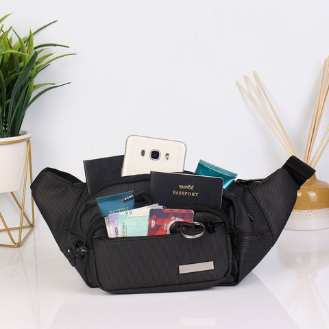 Buy Travel Waist Bag Online - RFID Secure Bag -  Destinio.in